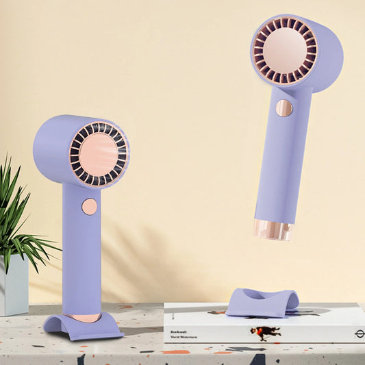 Handheld Fan, Mini Small Portable Turbo Fan, Usb Type-C Rechargeable 3 High Speeds Personal Fans, Max 16 Hours Working Time, Small Hand Fan for Travel, Camping, Office