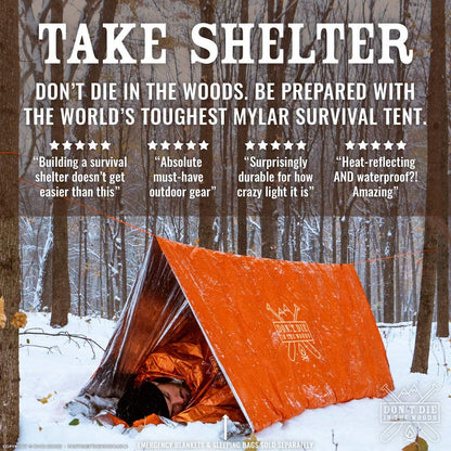 – Emergency Tent with Doors – Hiker Survival Shelter