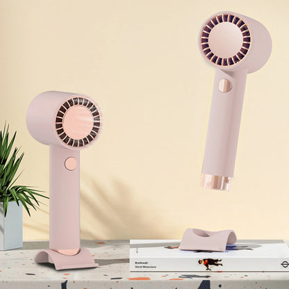 Handheld Fan, Mini Small Portable Turbo Fan, Usb Type-C Rechargeable 3 High Speeds Personal Fans, Max 16 Hours Working Time, Small Hand Fan for Travel, Camping, Office