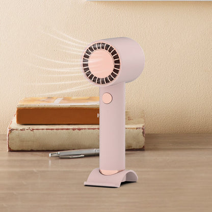 Handheld Fan, Mini Small Portable Turbo Fan, Usb Type-C Rechargeable 3 High Speeds Personal Fans, Max 16 Hours Working Time, Small Hand Fan for Travel, Camping, Office